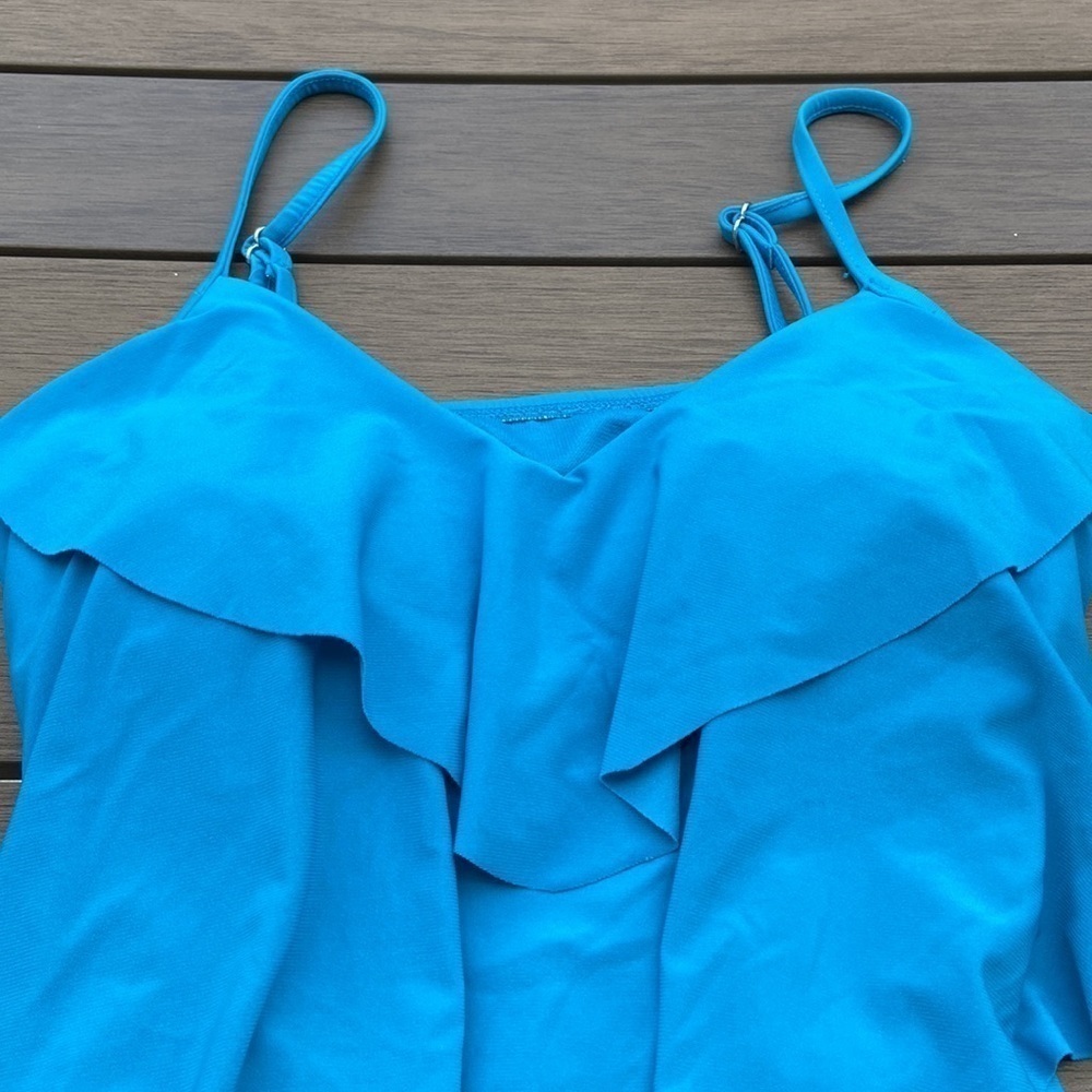 Aqua green tankini top new - Picture 6 of 6